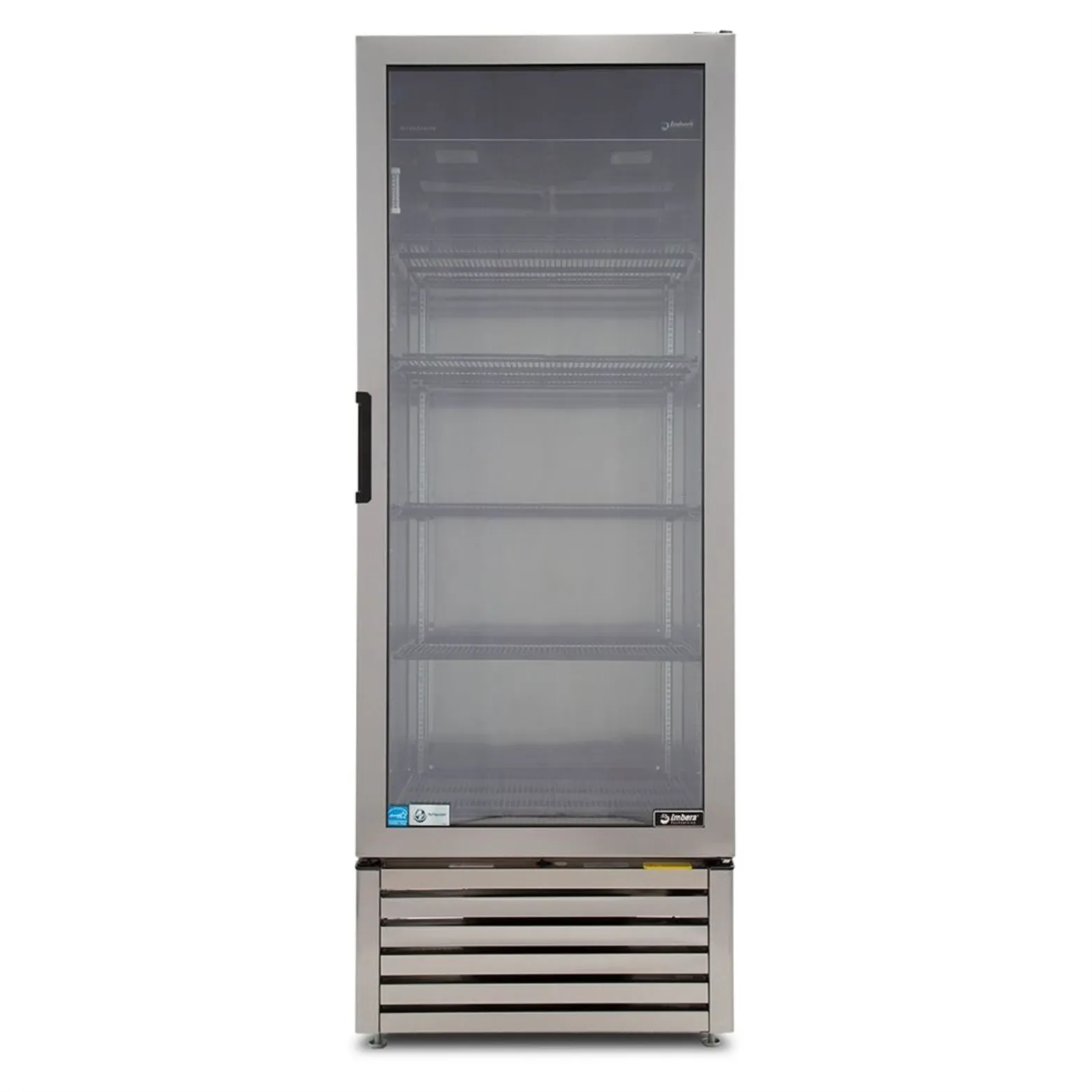 IMBERA G319 REFRIGERADOR INOX PUERTA CRISTAL 19 PIES