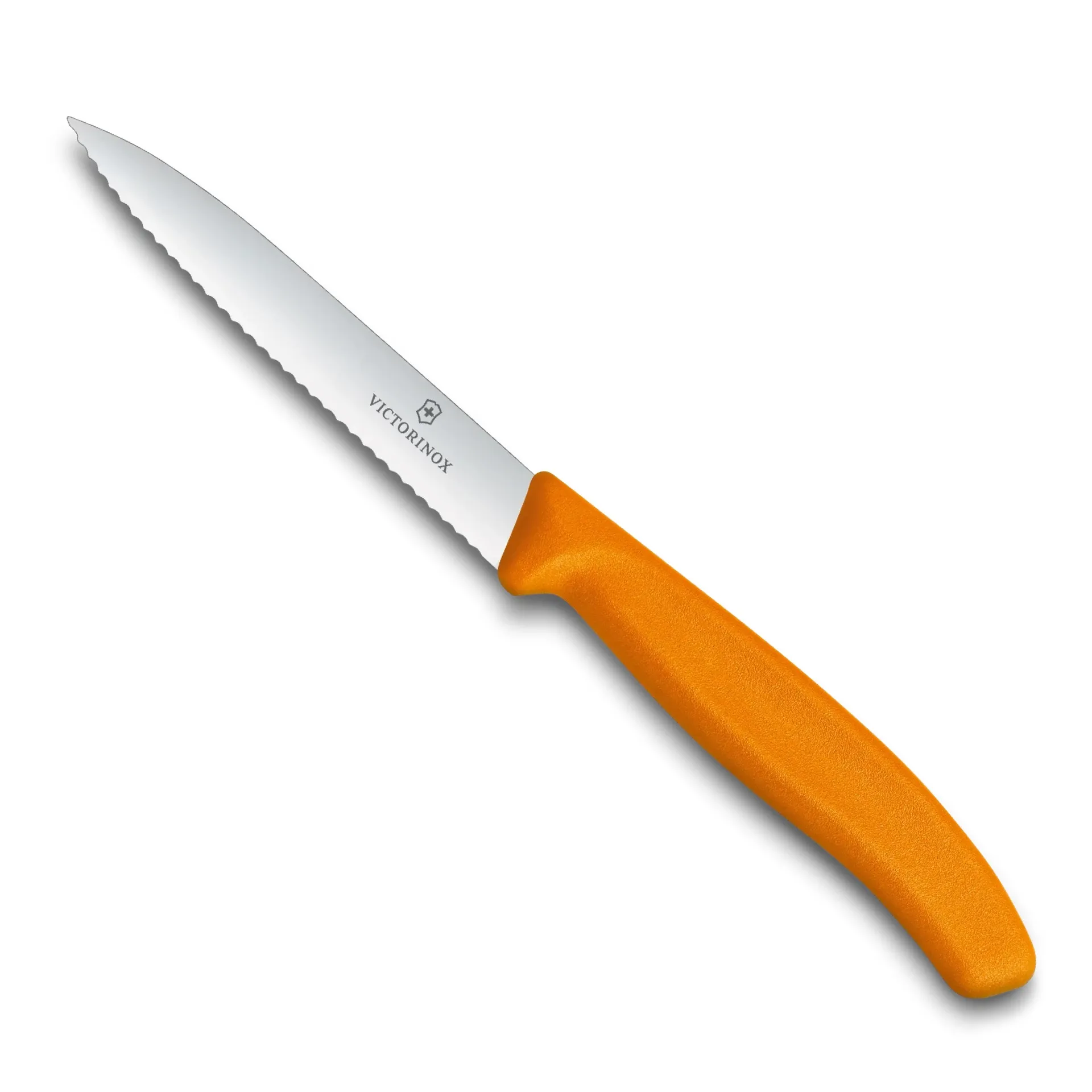 MONDADOR DENTADO DE 8 CM NARANJA