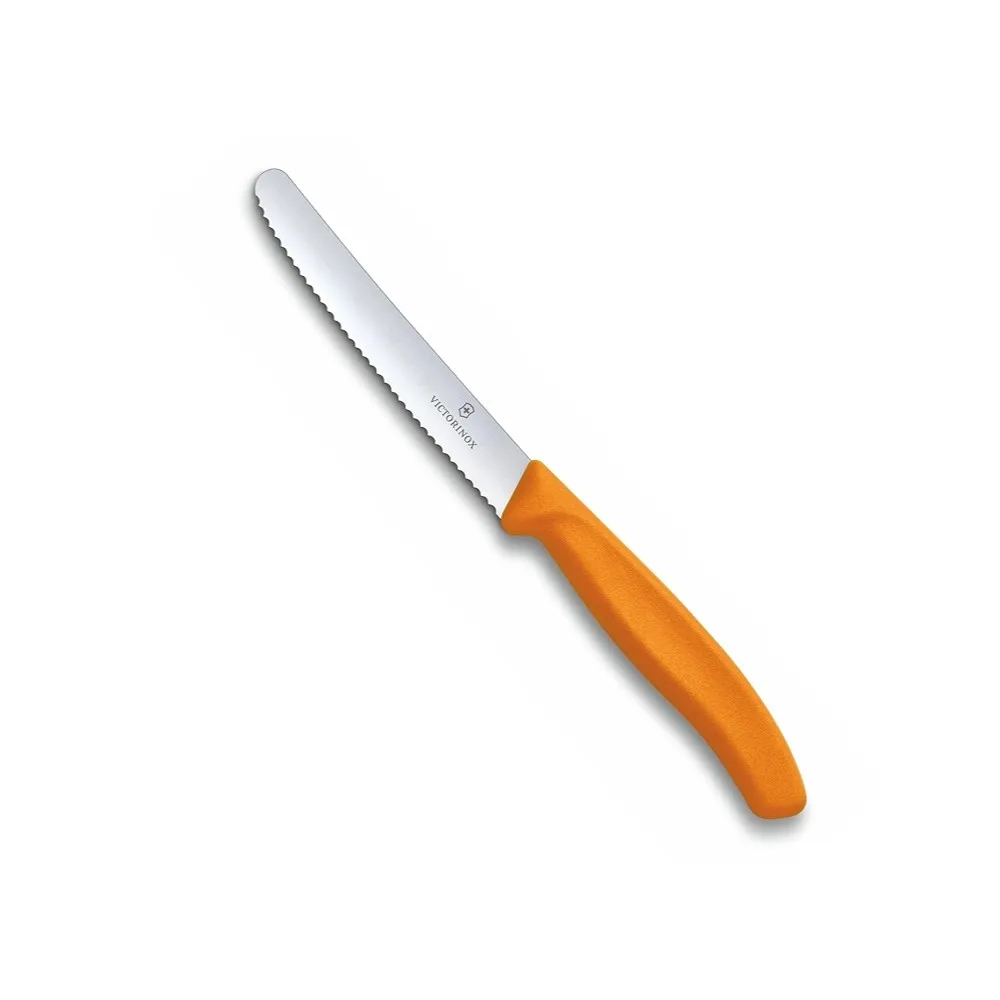 VICTORINOX CUCHILLO DENTADO 11CM NARANJA