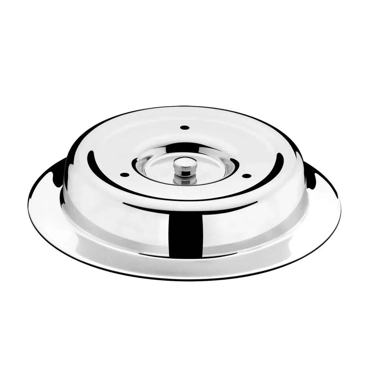 TRAMONTINA CAMPANA PARA PLATOS 28CM ACERO
