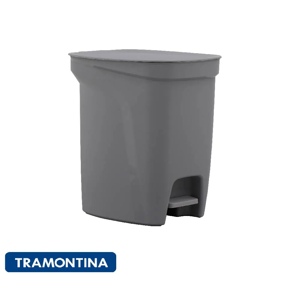 TRAMONTINA BOTE COMPACT 10L GRIS