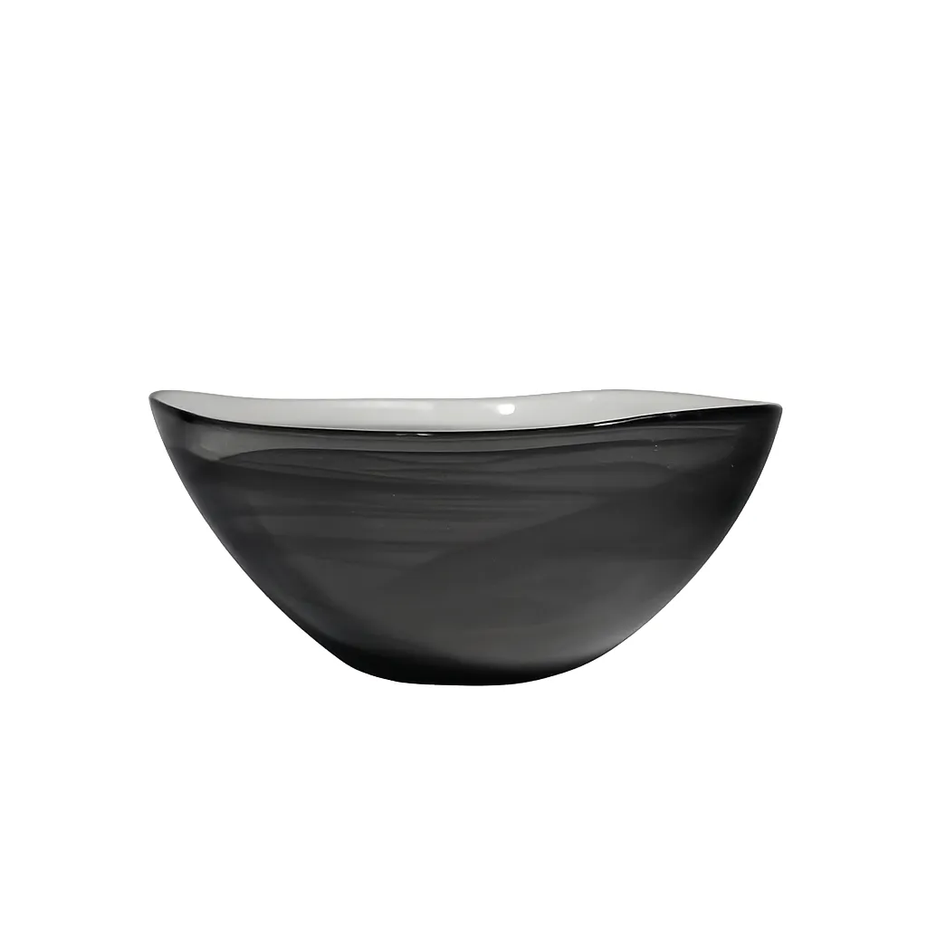 BOWL TRIA ALABASTRO NEGRO 15X 15CM