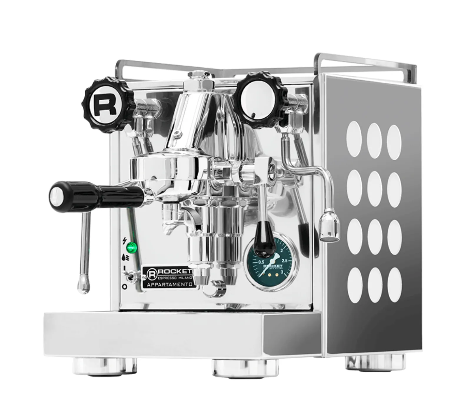 ROCKET APPARTAMENTO CAFETERA ACERO WHITE