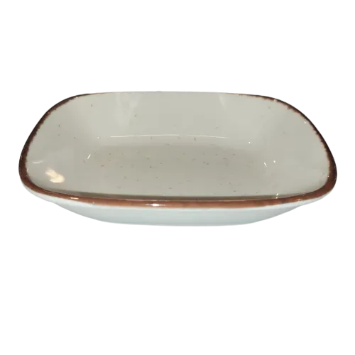 PLATON RECTANGULAR HONDO 17CM AQUEA
