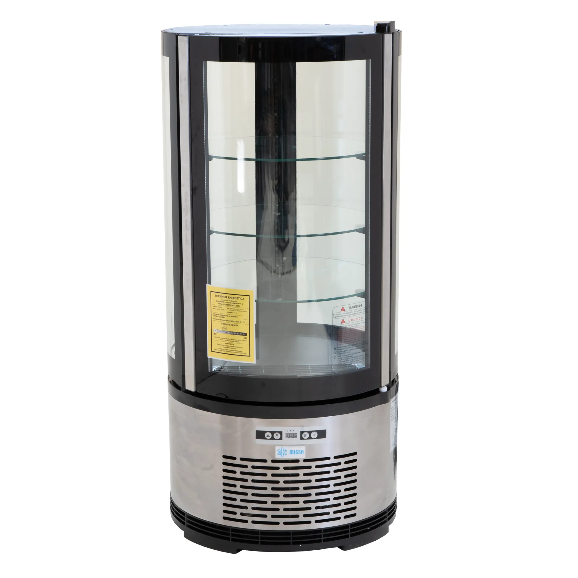 MIGSA REFRIGERADOR VERTICAL CIRCULAR 48CM
