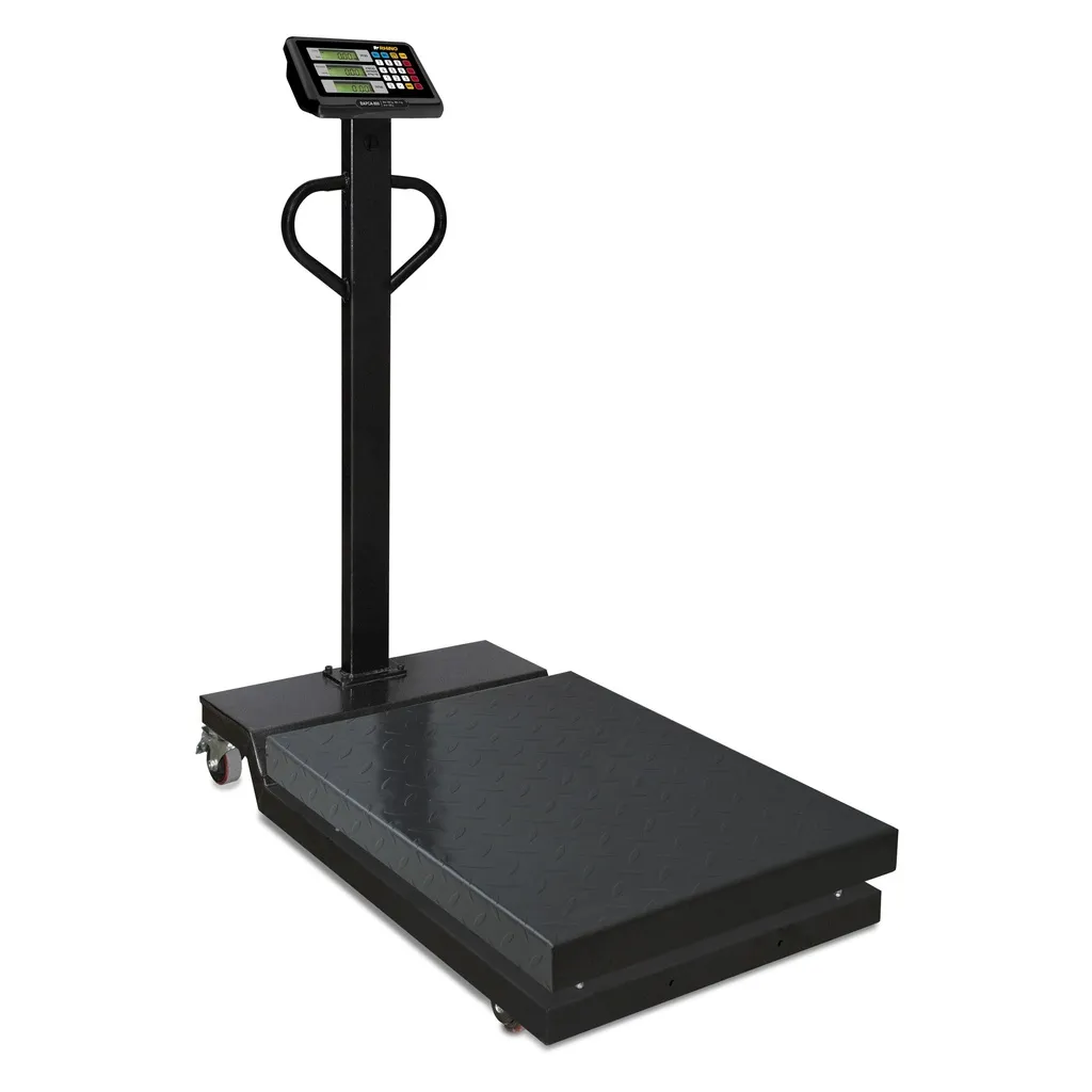 BASCULA PLATAFORMA 800 KG/200 GR ACERO AL CARBON