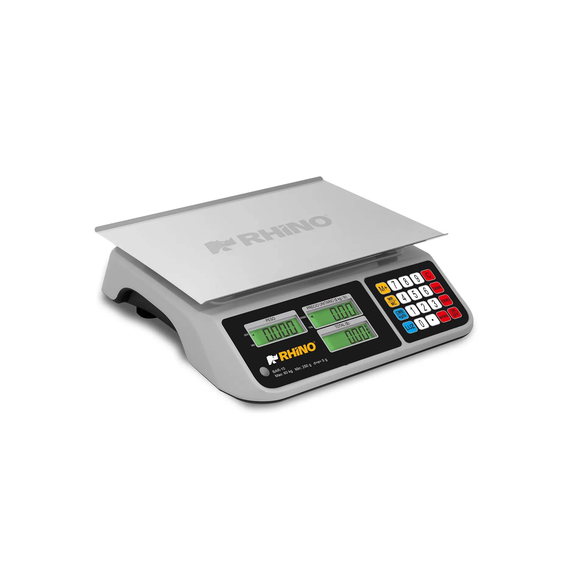 BASCULA MULTIFUNCIONES 60KG/5GR RHINO CON PUERTO USB
