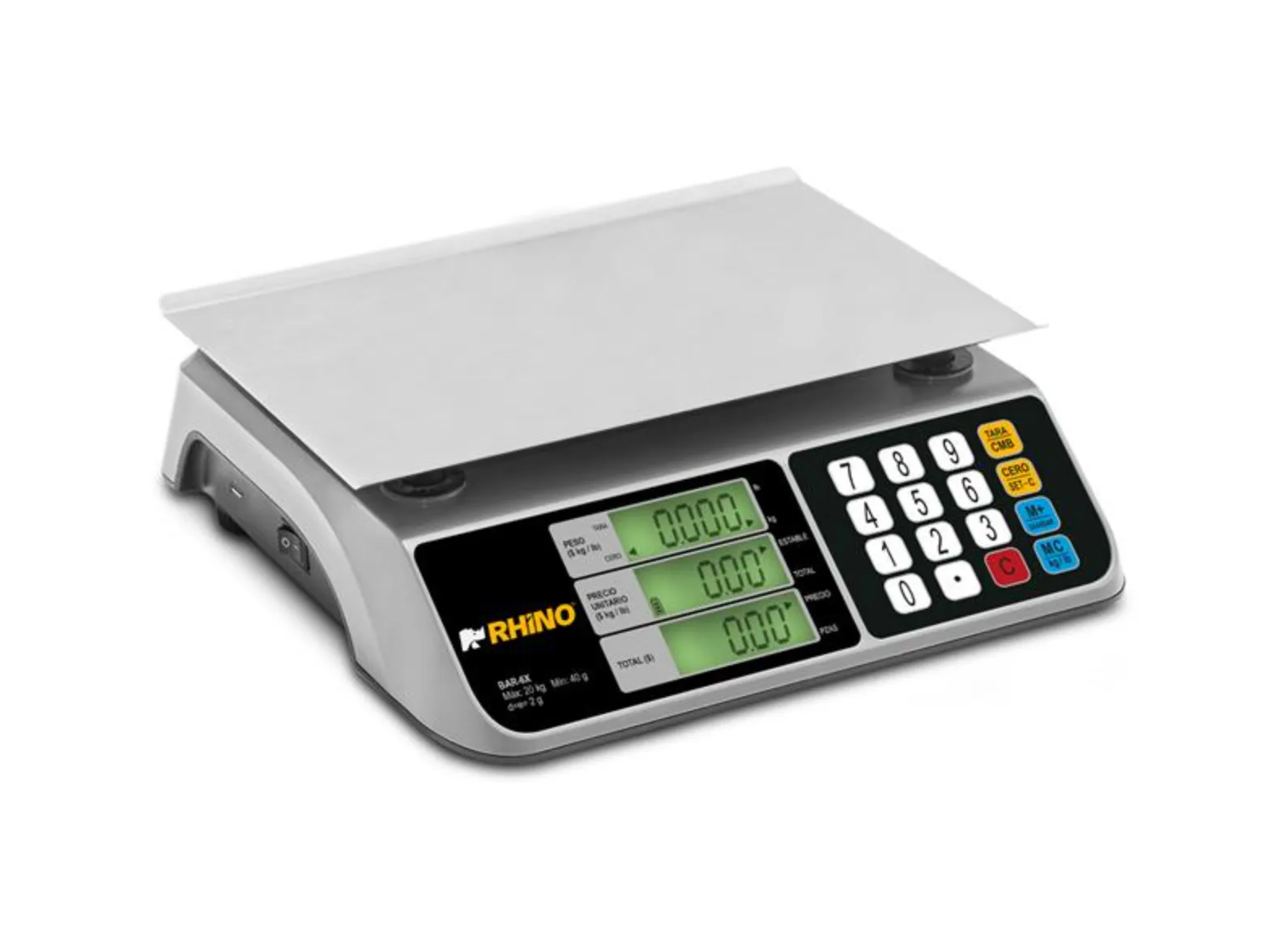 BÁSCULA MULTIFUNCIONES USB 20K/2G RHINO