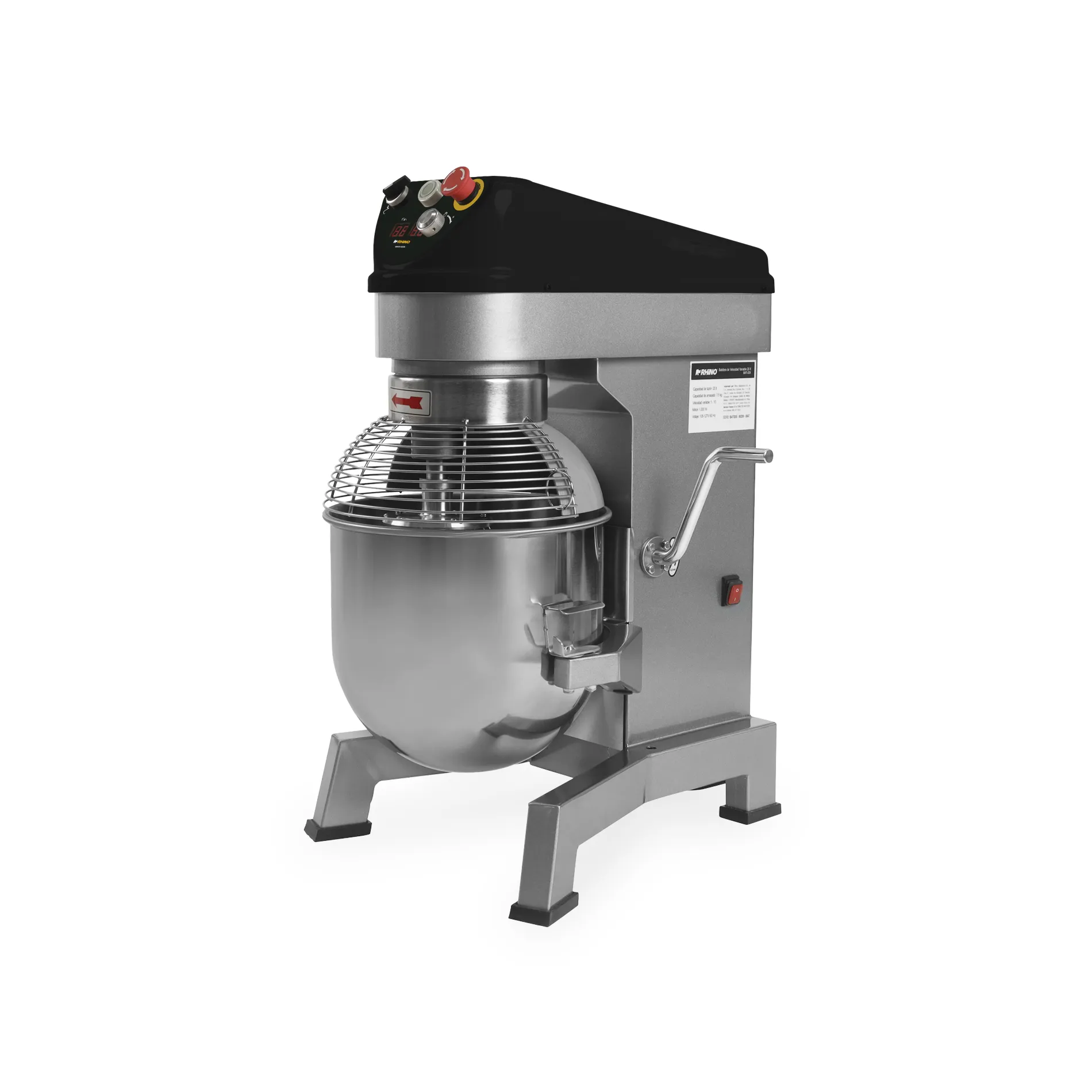 RHINO BATIDORA PLANETARIA 20L VELOCIDAD VARIABLE