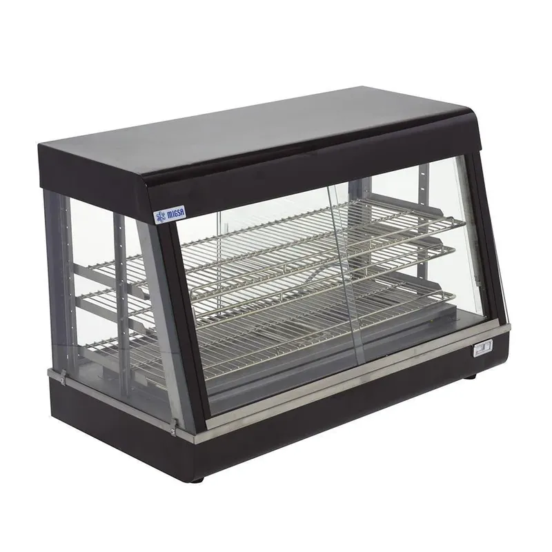 VITRINA CALIENTE SOBRE MOSTRADOR 3 NIVELES