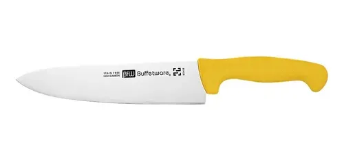 CUCHILLO CHEF 20CM AMARILLO BFW