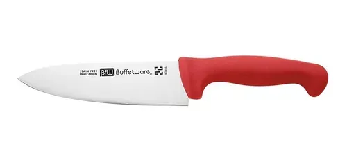 CUCHILLO CHEF 20CM ROJO BFW
