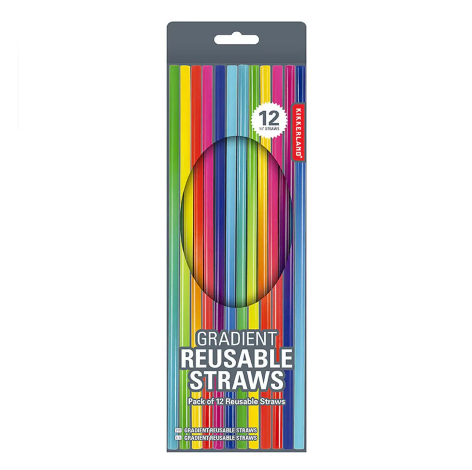 KIKKERLAND POPOTES REUSABLES GRADIENT 12PZ
