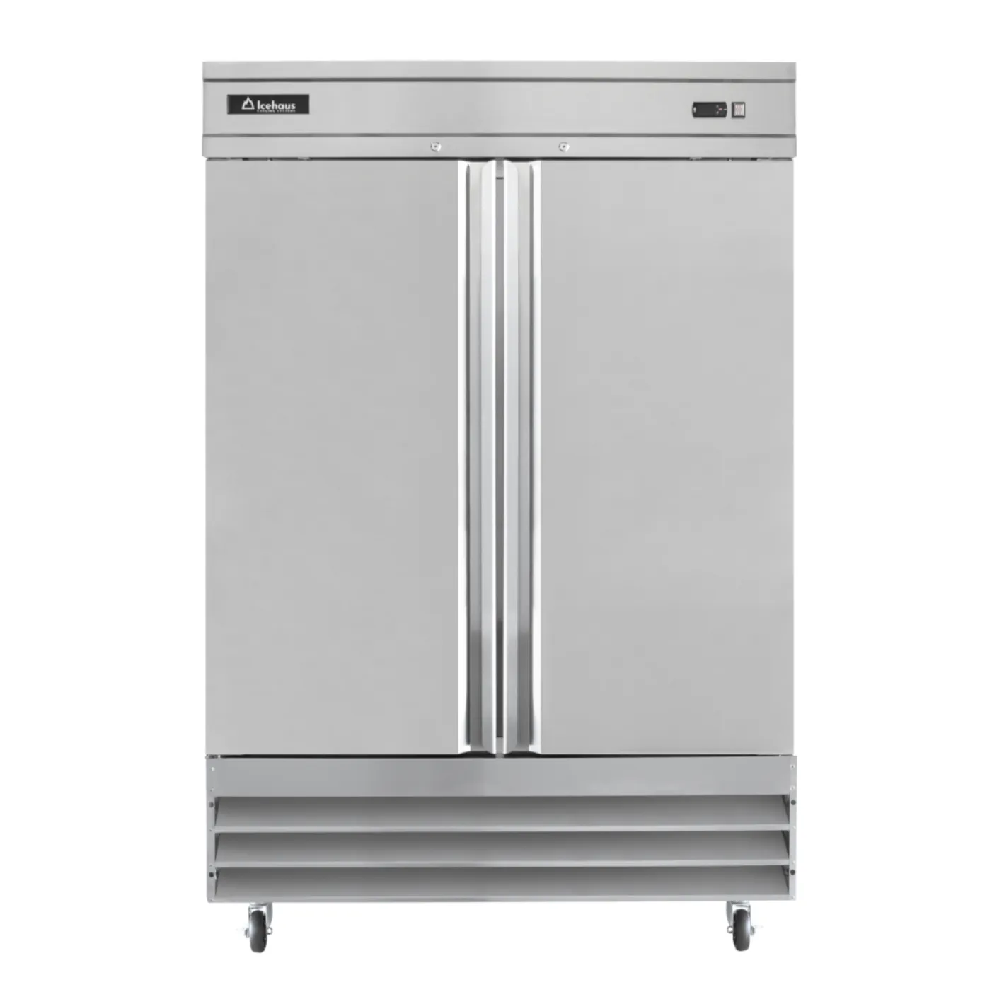 ICEHAUS CONGELADOR ACERO INOX 2 PUERTAS 41 PIES