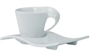 CURVE JUEGO TAZA Y PLATO 90ML