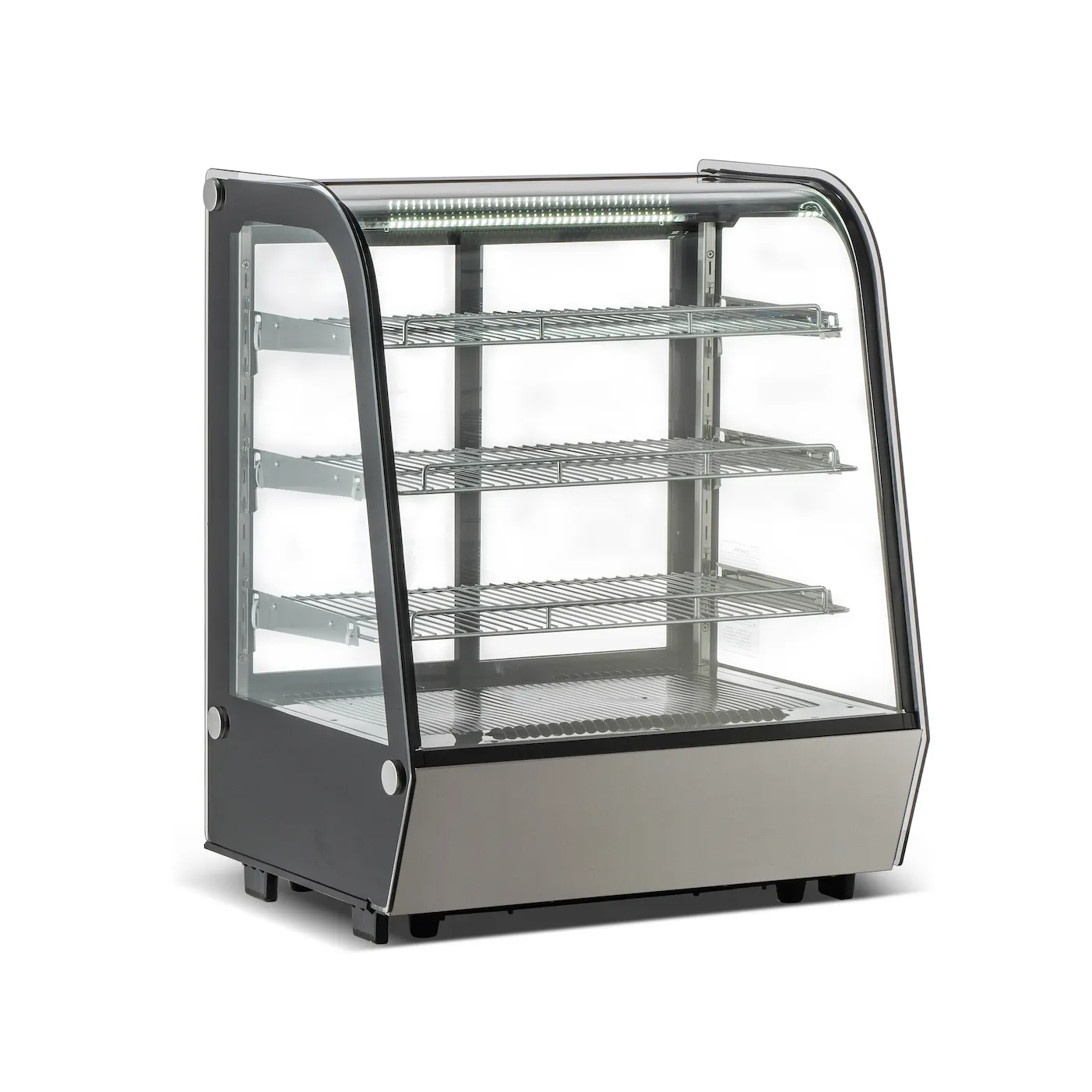 MIGSA VITRINA REFRIGERADA CURVA 4 NIVELES 70 CM