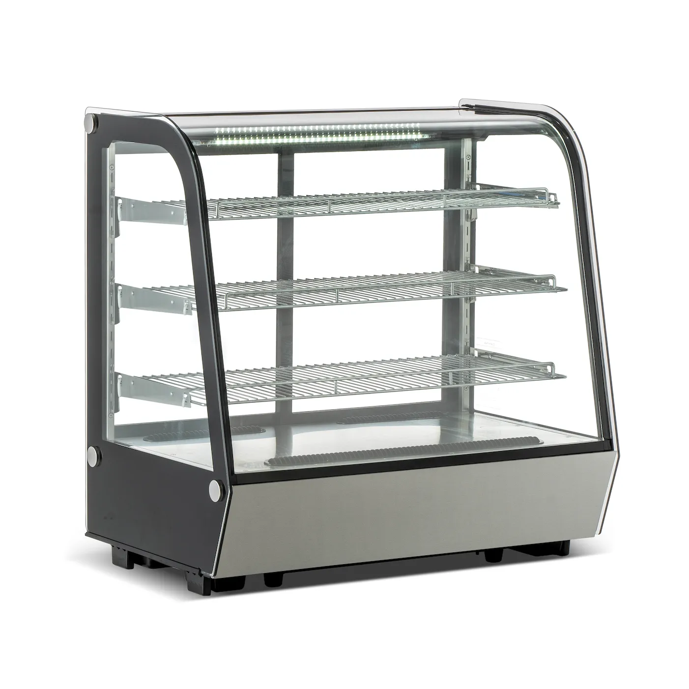 MIGSA VITRINA REFRIGERADA CURVA 4 NIVELES 88 CM