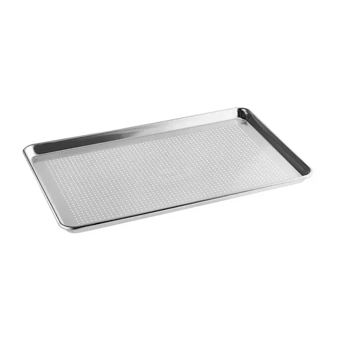 CHAROLA ALUMINIO 45X65CM PERFORADA *UP