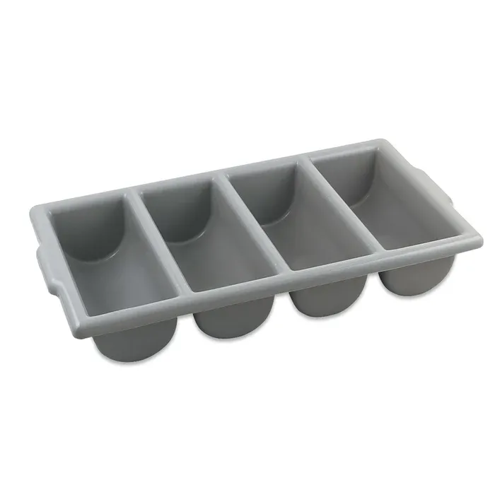 PORTA CUBIERTOS 4 CAVIDADES GRIS
