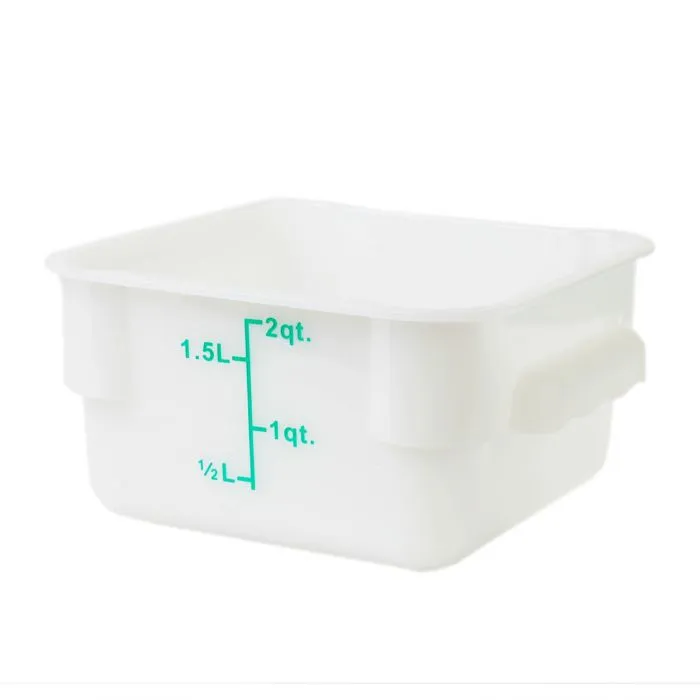 CONTENEDOR CUADRADO 2 LITROS BLANCO