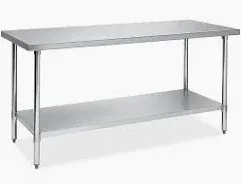 MESA DE TRABAJO CENTRAL CON ENTREPAÑO 120X70X90CM
