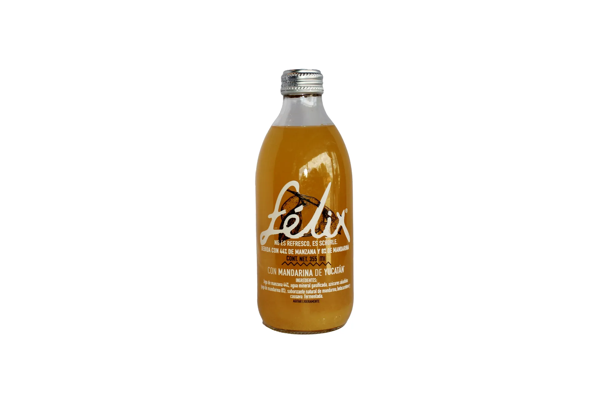 SCHORLES BOTELLA DE VIDRIO 355 ML (F-MAND)