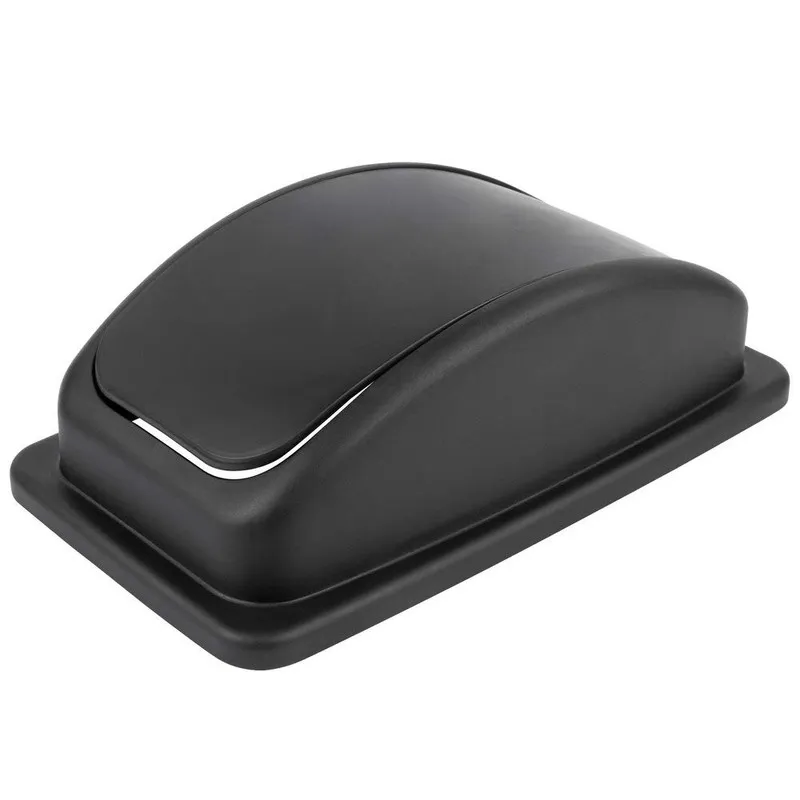 TAPA ABATIBLE PARA BOTE BASURA NEGRO