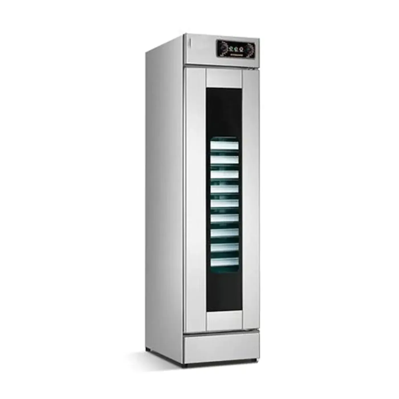 HORNO FERMENTADOR DE PAN PARA 16 CHAROLAS A GAS