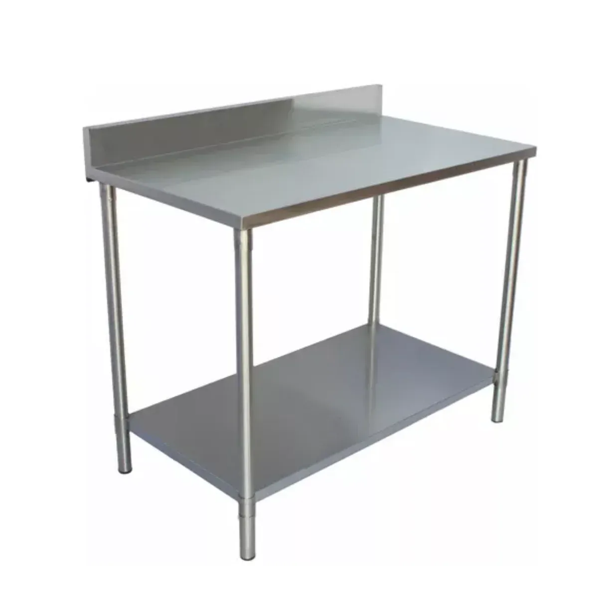MESA DE TRABAJO A PARED CON ENTREPAÑO 60X70X90CM