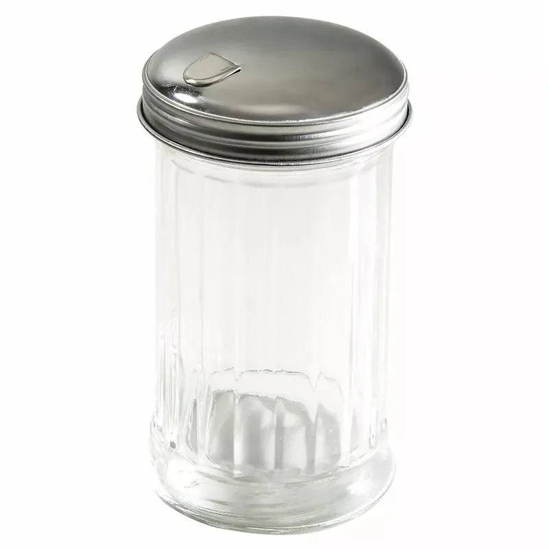 AZUCARERA 12OZ TAPA ACERO