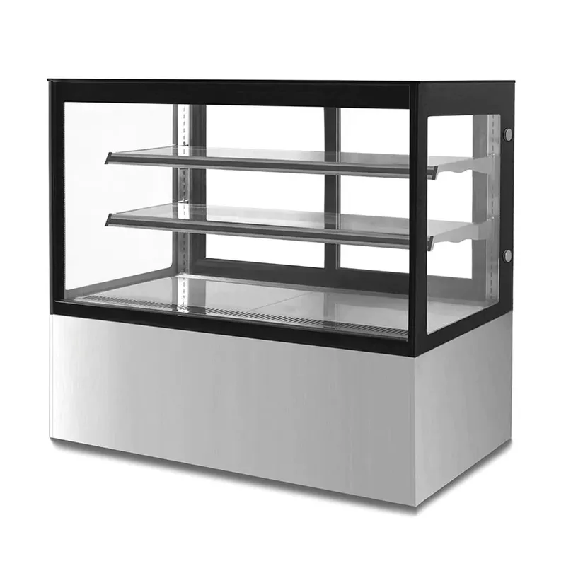 VITRINA EXHIBIDORA DE CRISTAL RECTO 580L