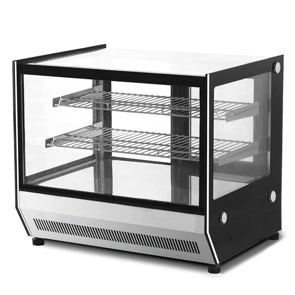 MIGSA VITRINA REFRIGERADA CRISTAL RECTO 90 CM