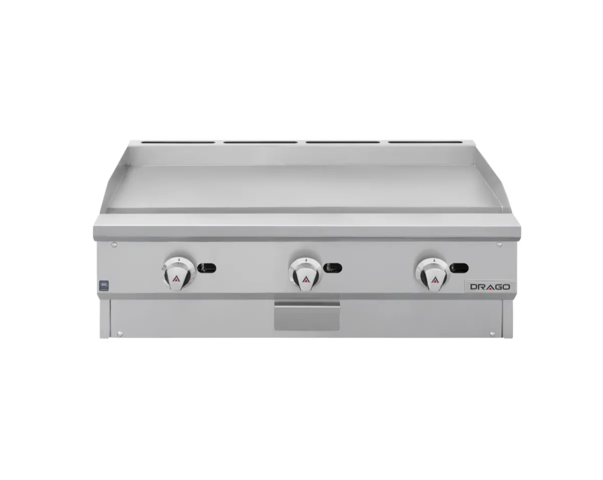 DRAGO PLANCHA PG-3 SLIM DE 3 QUEMADORES