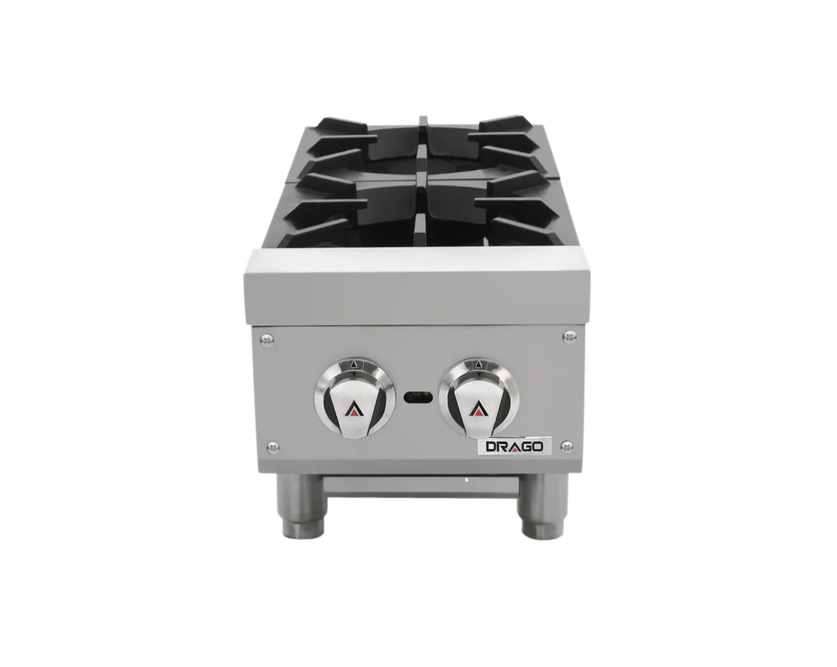 DRAGO PARRILLA CG-20 DE 2 QUEMADORES