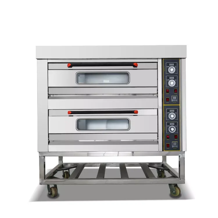 HORNO A GAS DE DOS SECCIONES 6 CHAROLAS