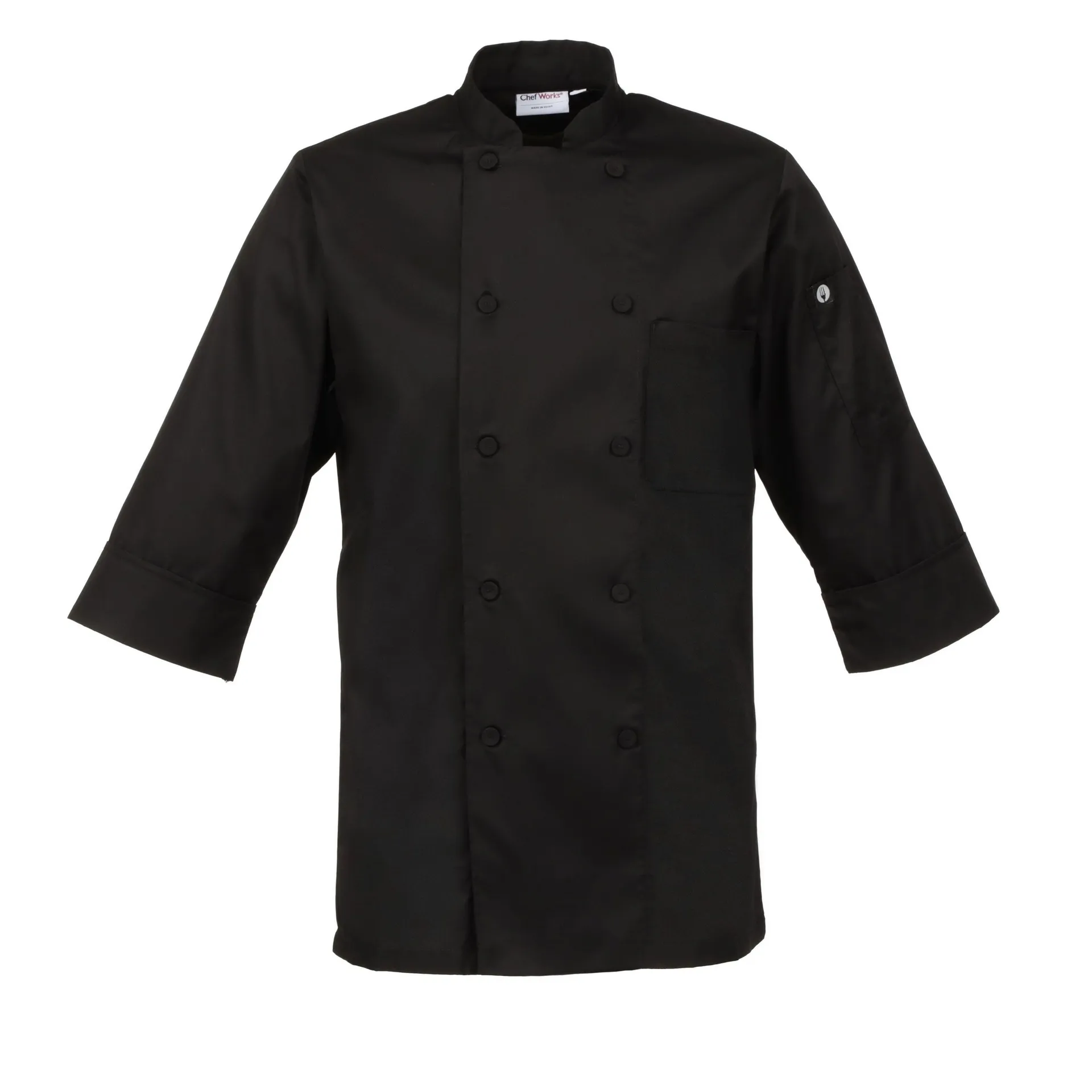 CHEF WORKS FILIPINA 3/4 NEGRA LARGE
