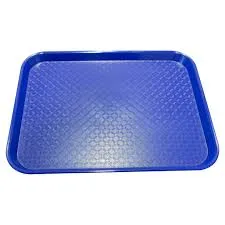 CHAROLA FAST FOOD 40X30CM ANTIDERRAPANTE AZUL