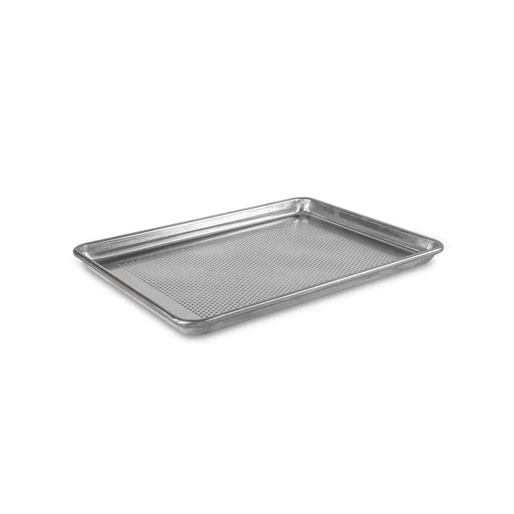 CHAROLA ALUMINIO 45X65CM PERFORADA