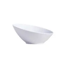 MELAMINA BOWL INCLINADO 10CM BLANCO