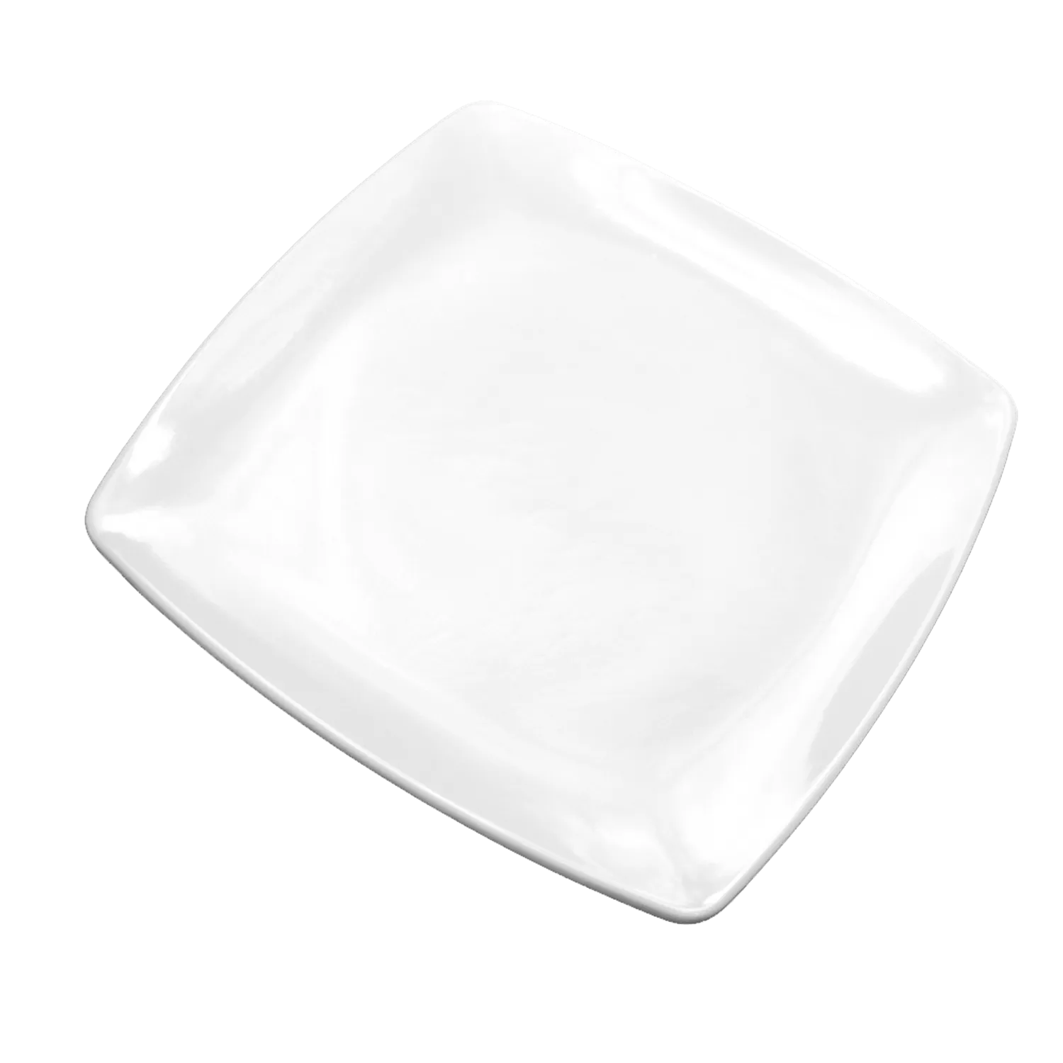 MELAMINA PLATO CUDRADO 25X25CM PREMIUM BLANCO