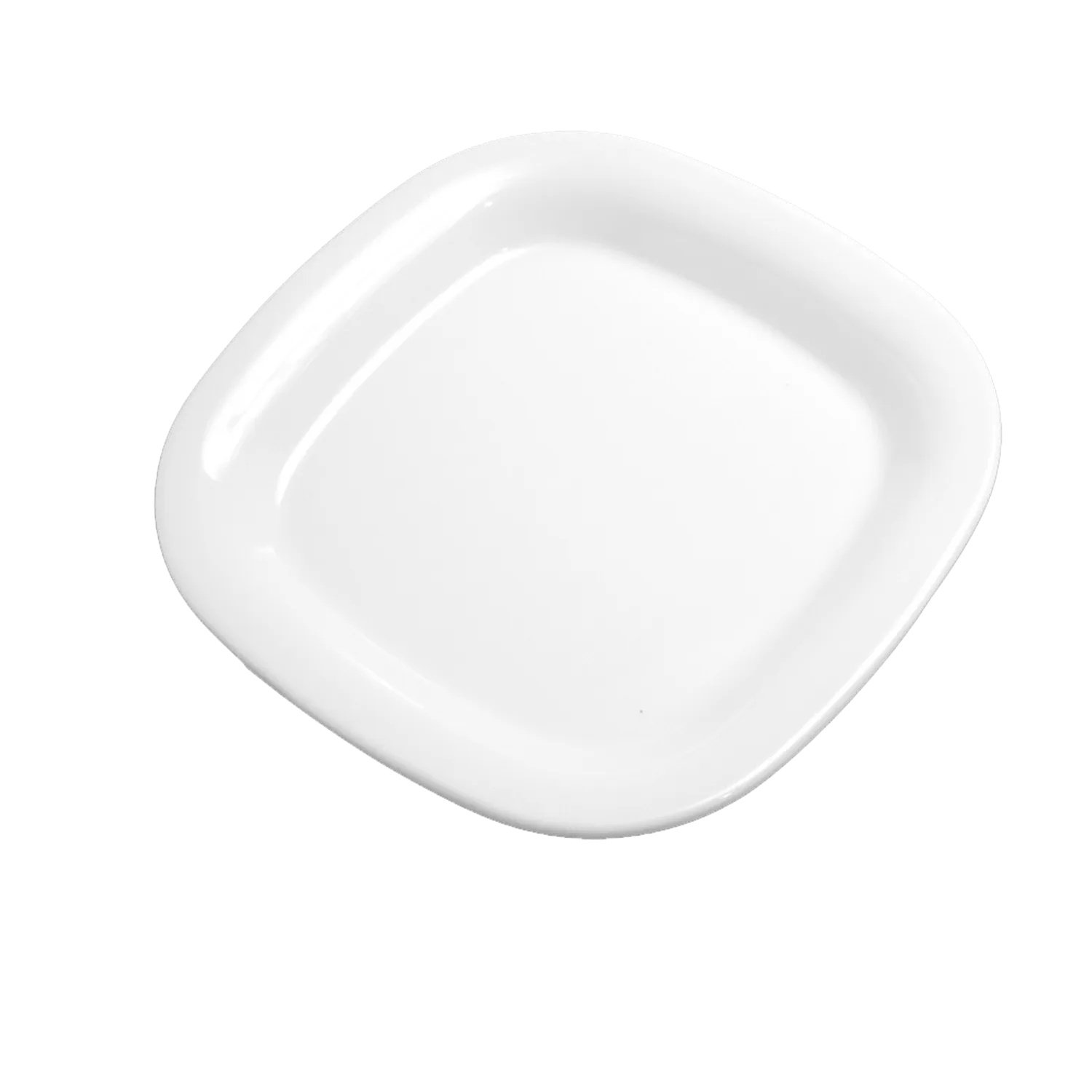 MELAMINA PLATO CUDRADO (RIM) 26X26CM PREMIUM BLANCO