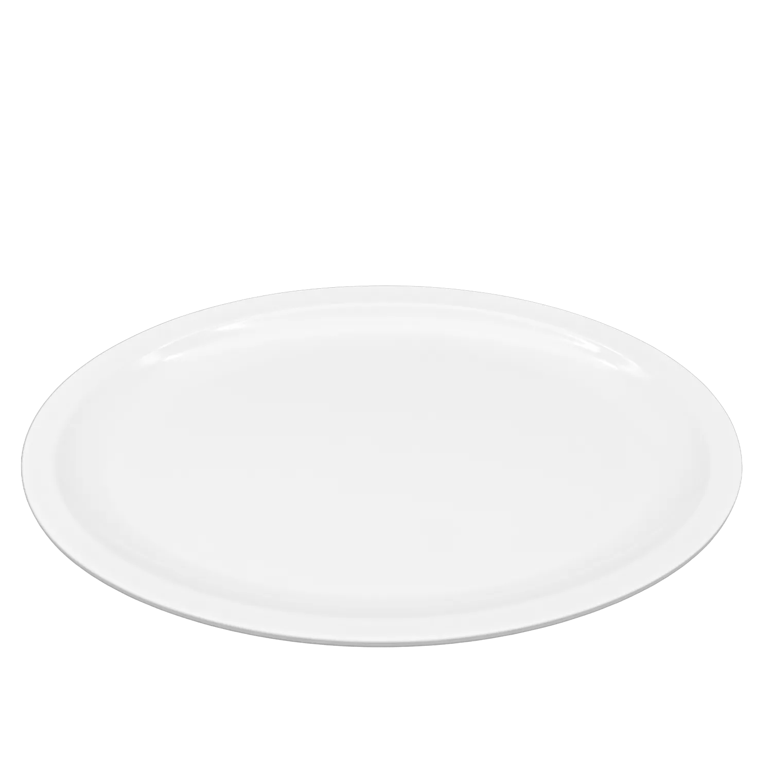 MELAMINA PLATO OVAL 32CM BLANCO