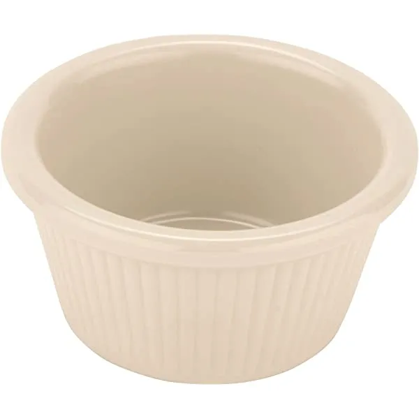 RAMEKIN 1.5OZ RAYADO HUESO