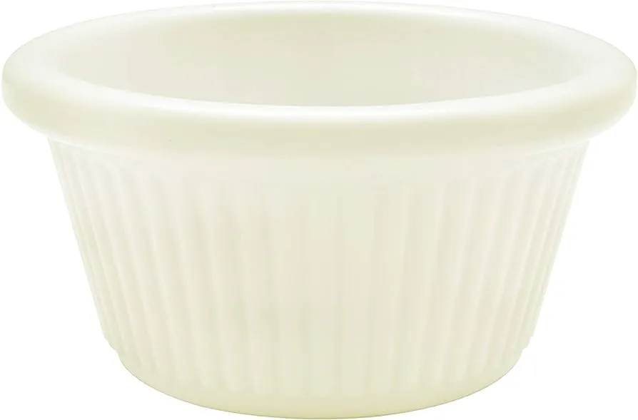 RAMEKIN 2OZ RAYADO HUESO