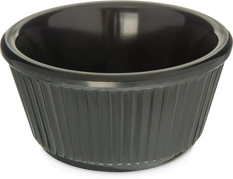 RAMEKIN 3OZ RAYADO NEGRO