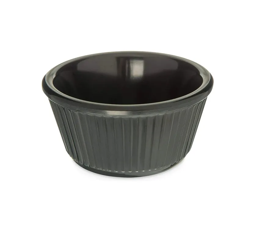 RAMEKIN 4OZ RAYADO NEGRO
