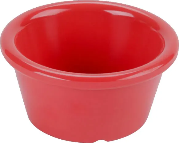 RAMEKIN 2OZ LISO ROJO