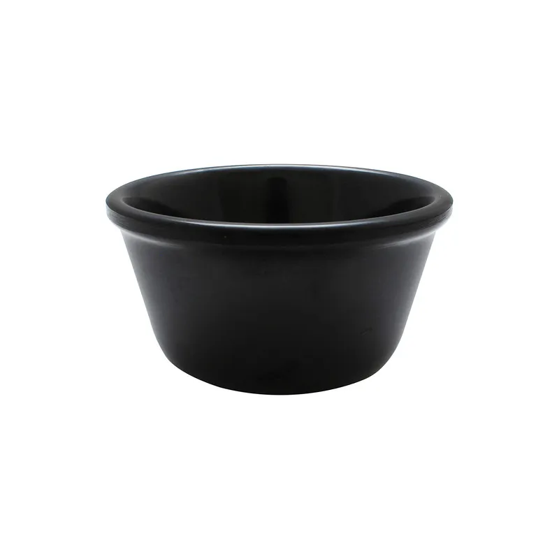 RAMEKIN 3OZ LISO NEGRO