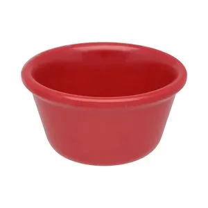 RAMEKIN 4OZ LISO ROJO