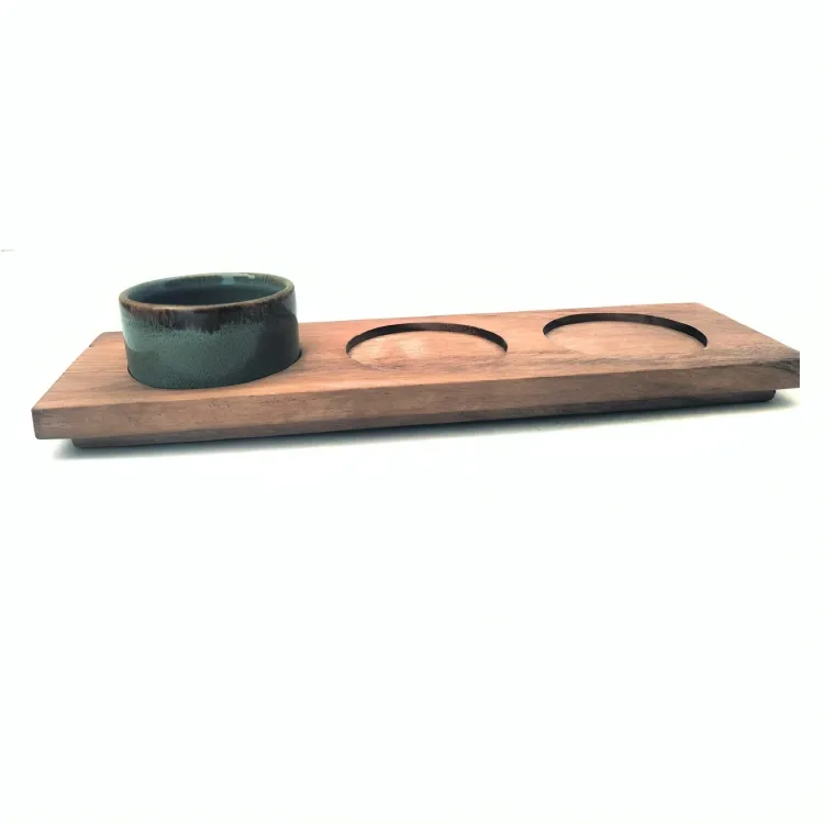 PORTA SALSERA PARA 3 RAMEKIN REDONDOS OMW